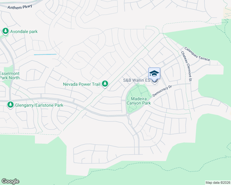 map of restaurants, bars, coffee shops, grocery stores, and more near 2724 Rimbaud Street in Henderson