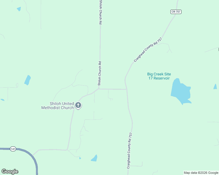 map of restaurants, bars, coffee shops, grocery stores, and more near 1551 County Road 757 in Jonesboro