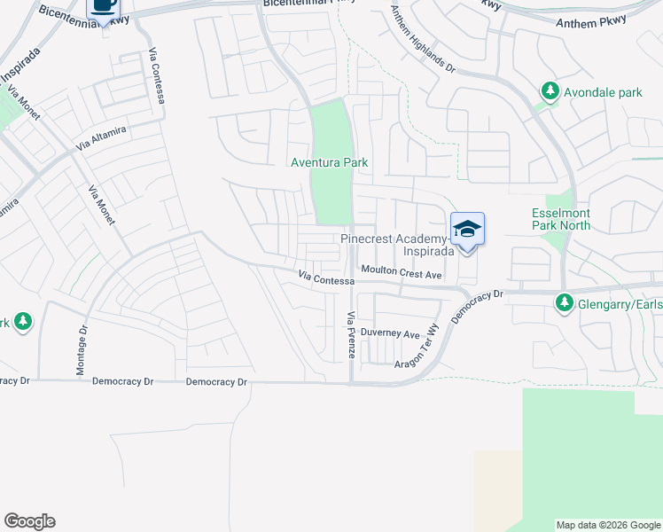 map of restaurants, bars, coffee shops, grocery stores, and more near 3017 Young Bouvier Avenue in Henderson