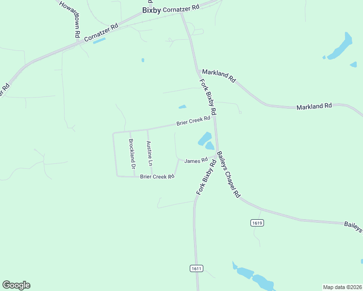 map of restaurants, bars, coffee shops, grocery stores, and more near 206 James Road in Advance