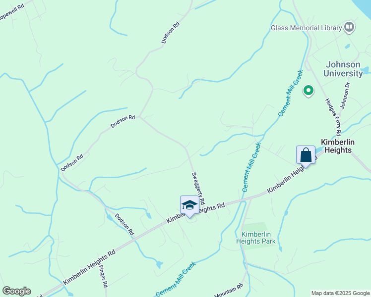 map of restaurants, bars, coffee shops, grocery stores, and more near 7902 Swaggerty Road in Knoxville