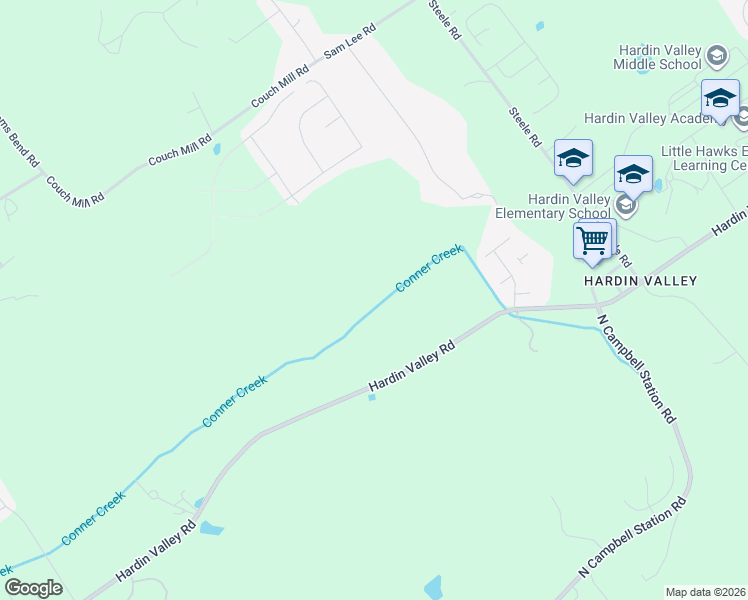 map of restaurants, bars, coffee shops, grocery stores, and more near in Knoxville