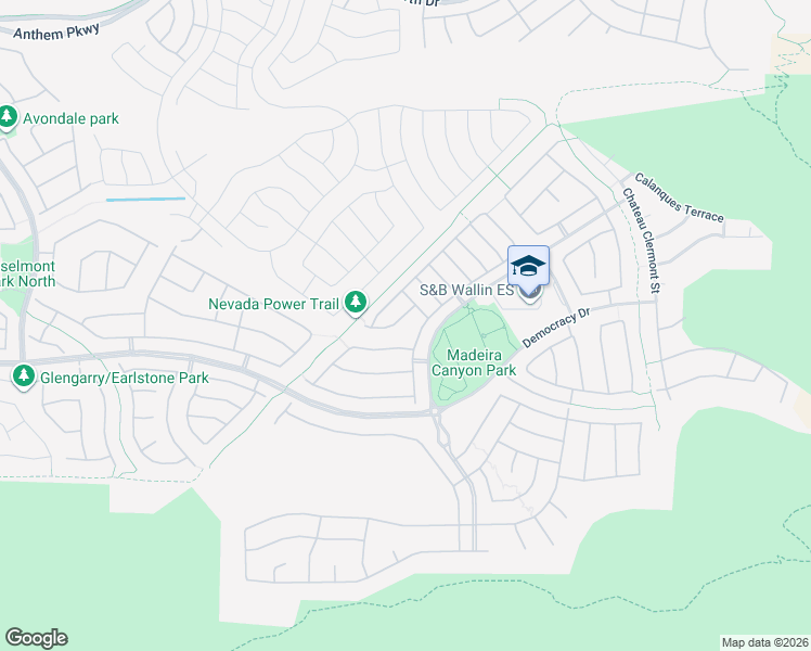 map of restaurants, bars, coffee shops, grocery stores, and more near 2724 Rimbaud Street in Henderson