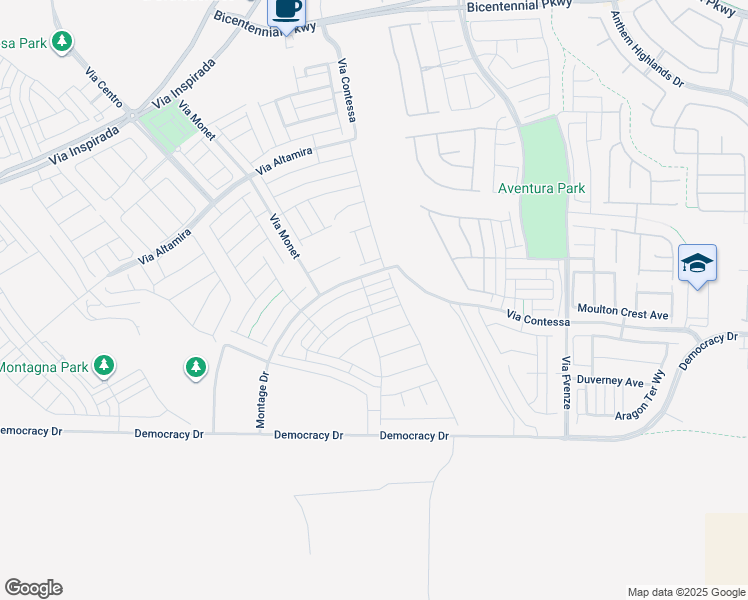 map of restaurants, bars, coffee shops, grocery stores, and more near 3165 McKenna Dawn Avenue in Henderson