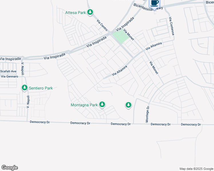 map of restaurants, bars, coffee shops, grocery stores, and more near 2667 Canvas Sky Street in Henderson