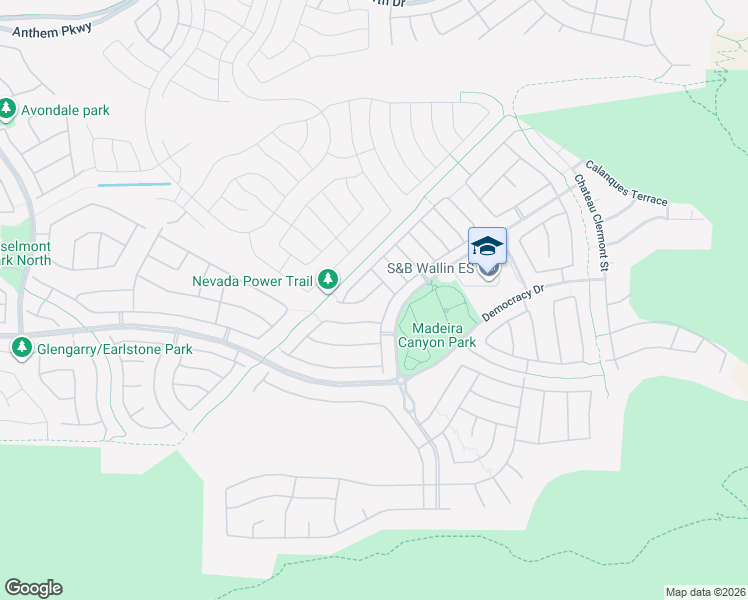 map of restaurants, bars, coffee shops, grocery stores, and more near 2724 Rimbaud Street in Henderson