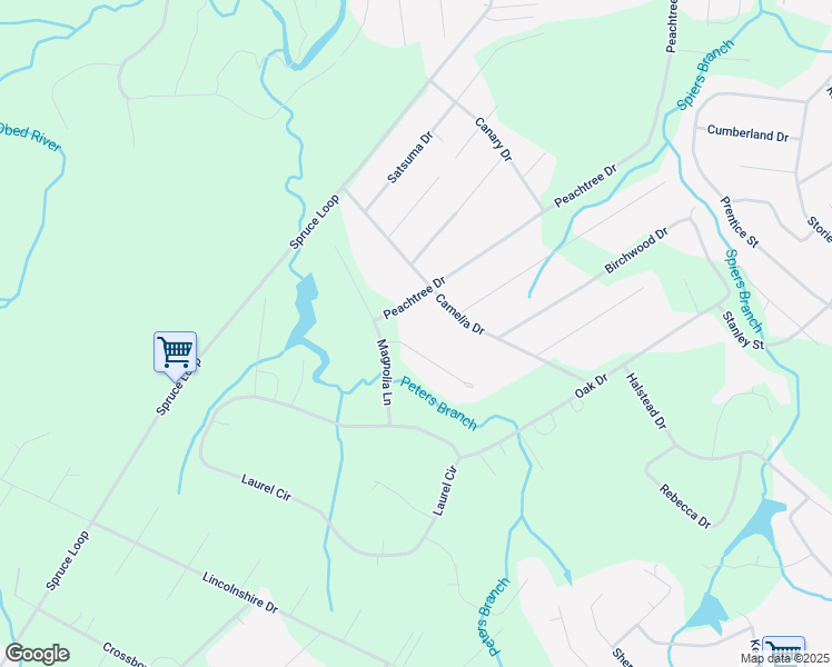 map of restaurants, bars, coffee shops, grocery stores, and more near 367 Camelia Drive in Crossville