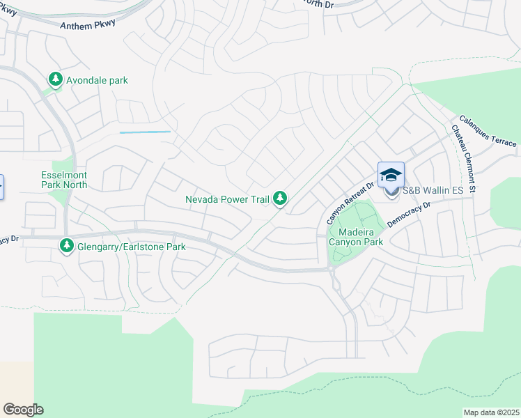 map of restaurants, bars, coffee shops, grocery stores, and more near 2623 Red Planet Street in Henderson