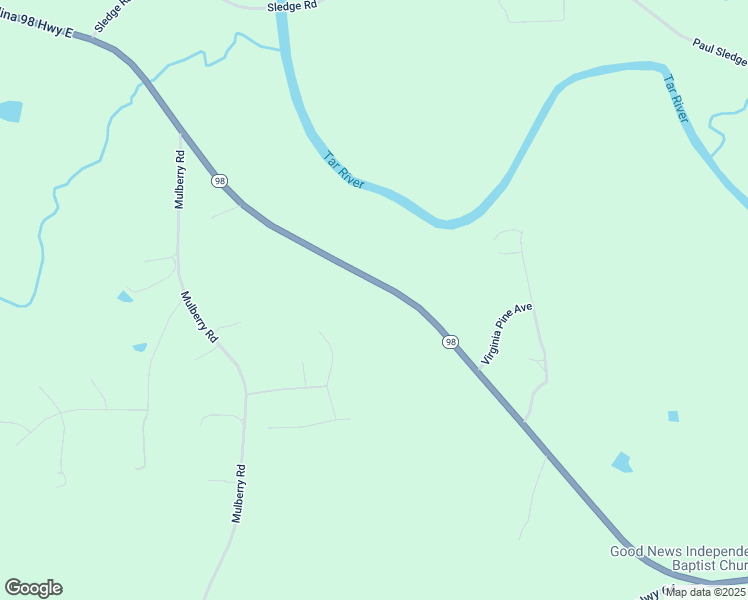 map of restaurants, bars, coffee shops, grocery stores, and more near 1538 North Carolina 98 Highway East in Spring Hope