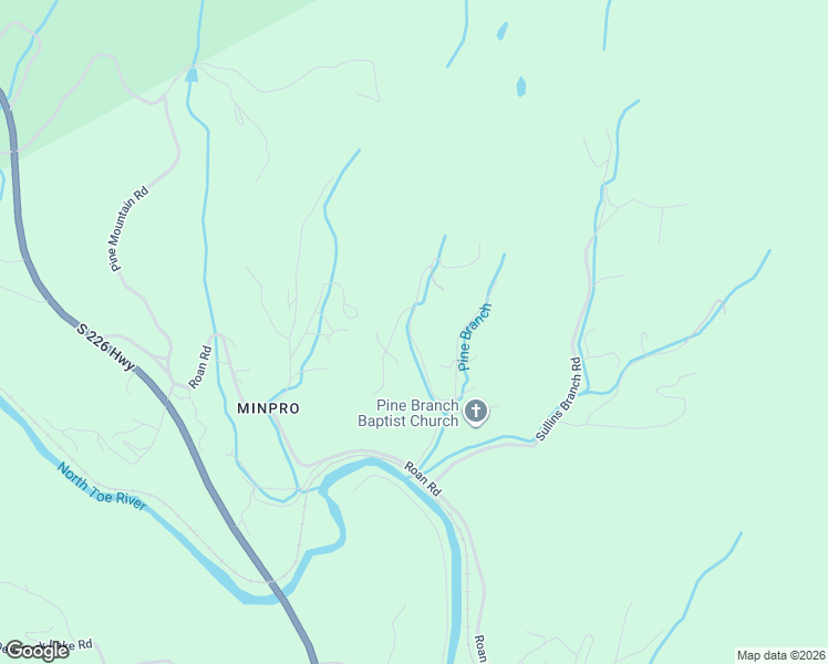 map of restaurants, bars, coffee shops, grocery stores, and more near 196 Thompson Road in Spruce Pine