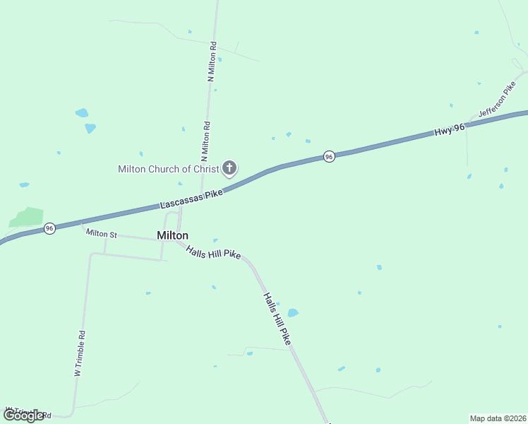 map of restaurants, bars, coffee shops, grocery stores, and more near 12328 Lascassas Pike in Milton