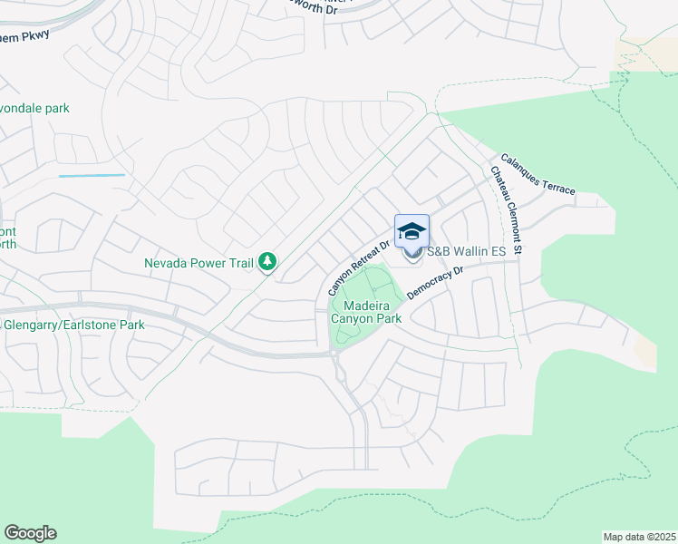 map of restaurants, bars, coffee shops, grocery stores, and more near 2421 Rue Royale St in Henderson