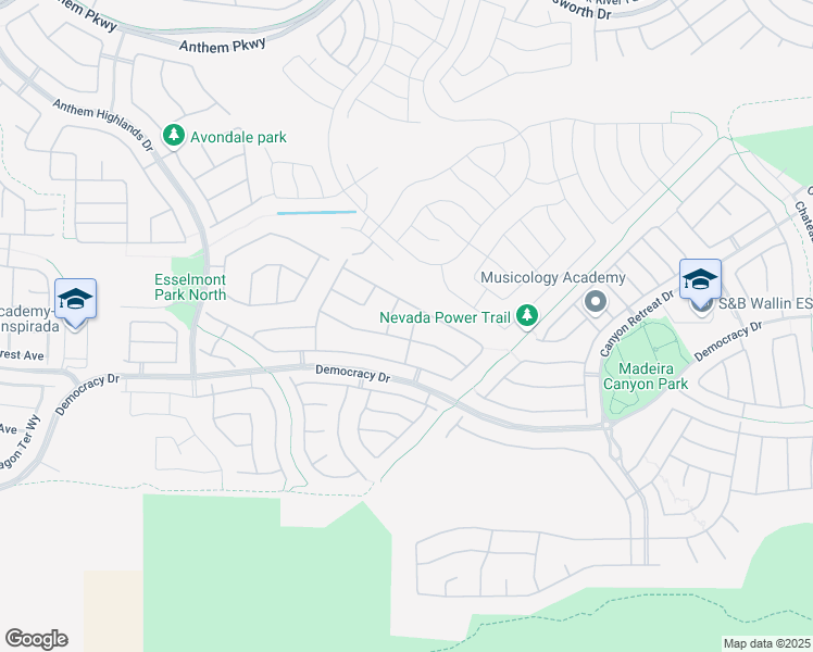 map of restaurants, bars, coffee shops, grocery stores, and more near 2533 Libberton Street in Henderson