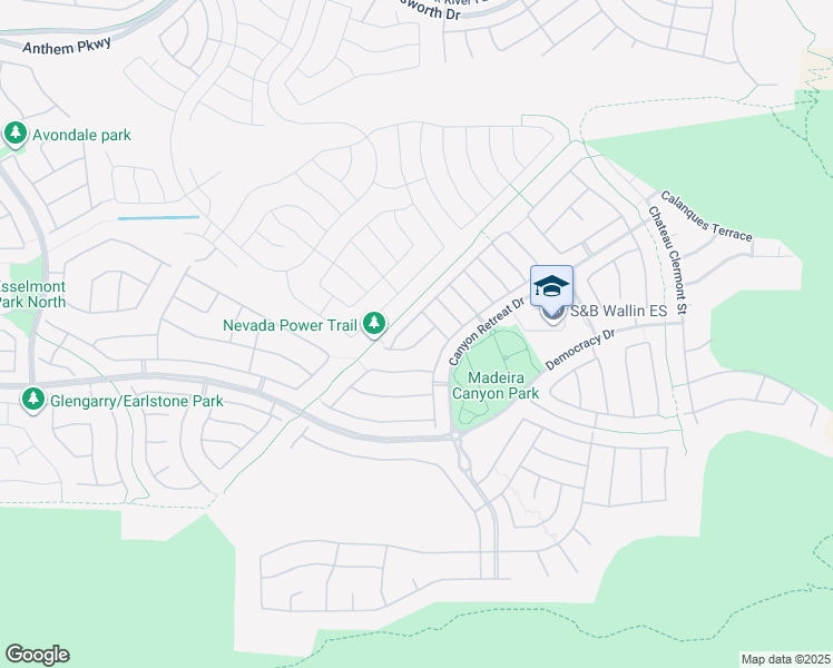 map of restaurants, bars, coffee shops, grocery stores, and more near 2720 Rimbaud Street in Henderson