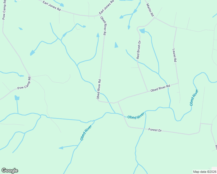 map of restaurants, bars, coffee shops, grocery stores, and more near 853 Obed River Road in Crossville