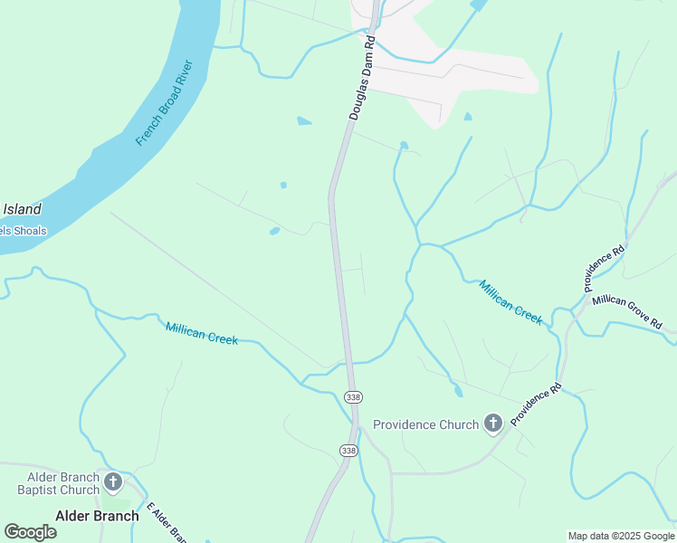 map of restaurants, bars, coffee shops, grocery stores, and more near Douglas Dam Road in Sevierville