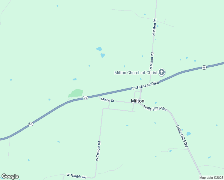 map of restaurants, bars, coffee shops, grocery stores, and more near in Milton