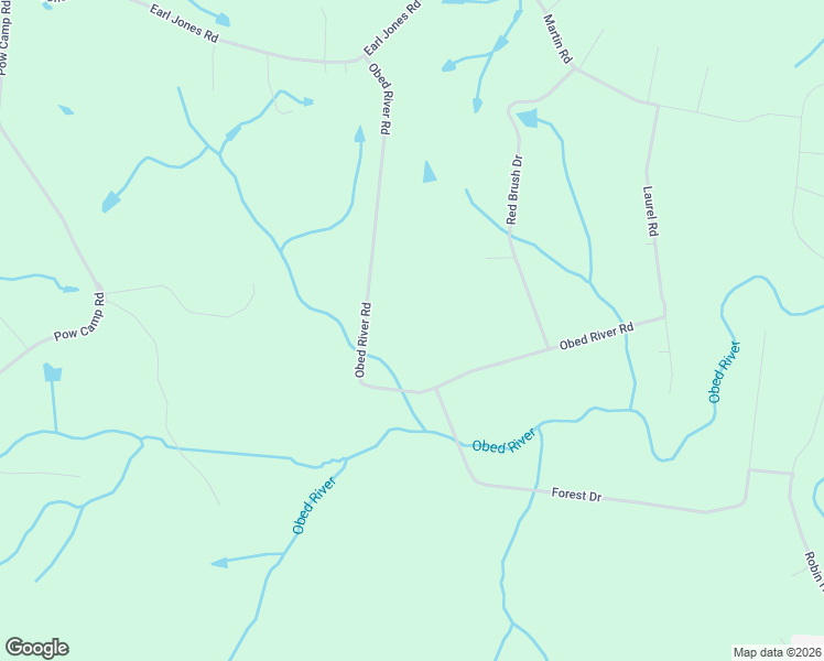 map of restaurants, bars, coffee shops, grocery stores, and more near 853 Obed River Road in Crossville