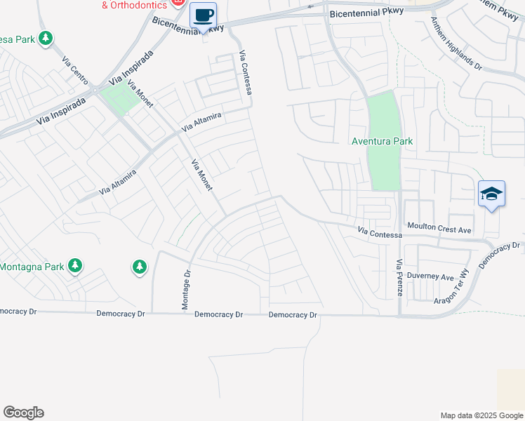 map of restaurants, bars, coffee shops, grocery stores, and more near 3177 McKenna Dawn Avenue in Henderson