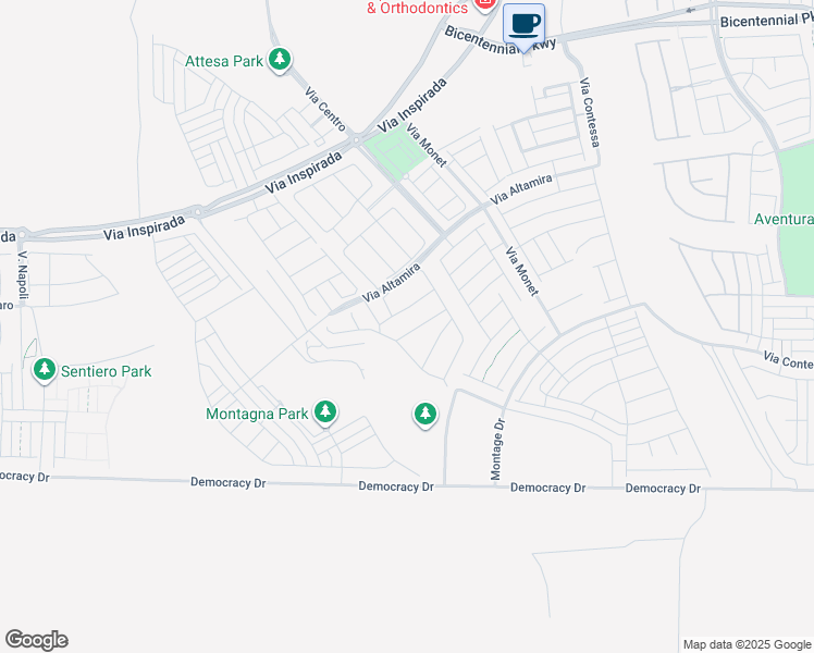 map of restaurants, bars, coffee shops, grocery stores, and more near 3398 Spring Rock Avenue in Henderson