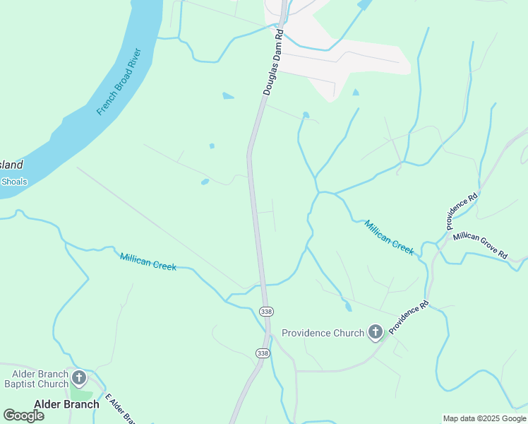 map of restaurants, bars, coffee shops, grocery stores, and more near 1301 Fredrick Lane in Sevierville