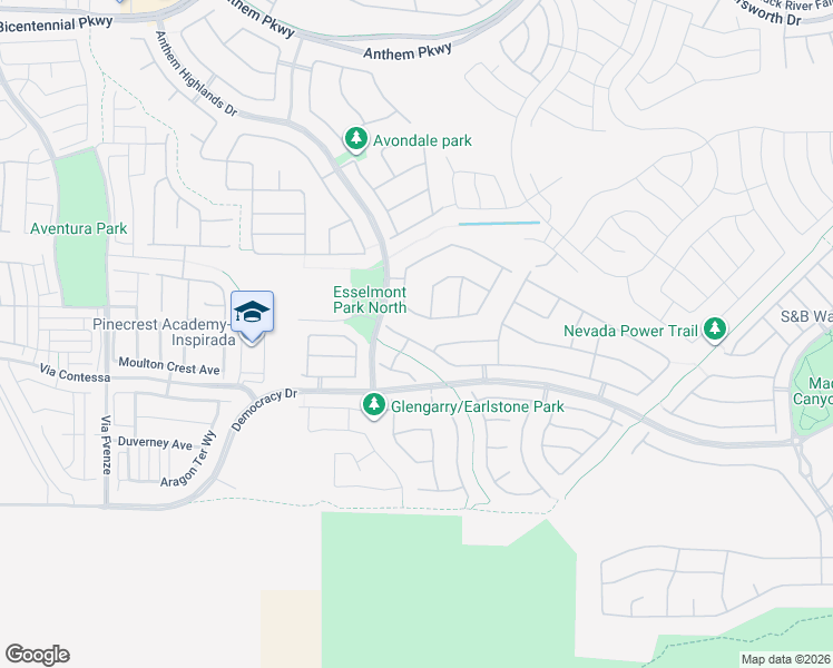 map of restaurants, bars, coffee shops, grocery stores, and more near 2788 Lochleven Way in Henderson