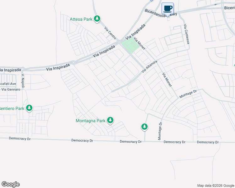 map of restaurants, bars, coffee shops, grocery stores, and more near 2662 Lilac Vine Court in Henderson