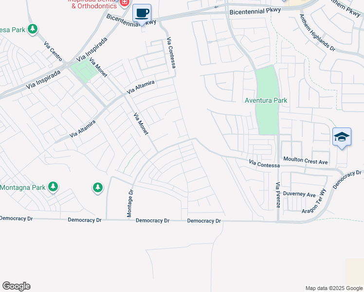 map of restaurants, bars, coffee shops, grocery stores, and more near 3178 McKenna Dawn Avenue in Henderson