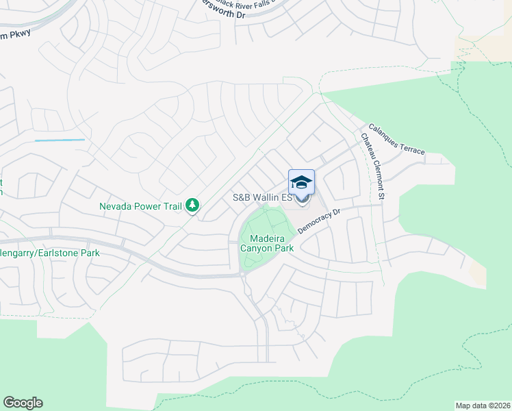 map of restaurants, bars, coffee shops, grocery stores, and more near 2421 Rue Royale Street in Henderson