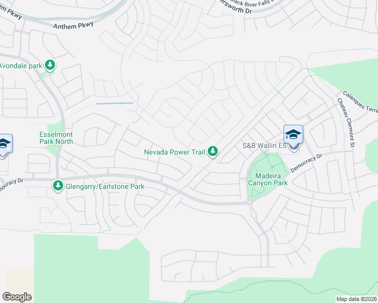 map of restaurants, bars, coffee shops, grocery stores, and more near 2578 Kinghorn Place in Henderson