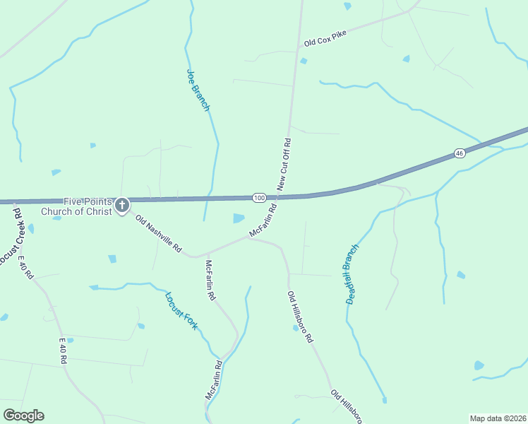 map of restaurants, bars, coffee shops, grocery stores, and more near 7276 Tennessee 100 in Bon Aqua