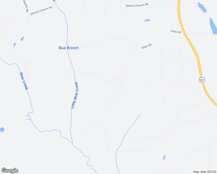 map of restaurants, bars, coffee shops, grocery stores, and more near 137 Hidden Valley Lane in Mocksville