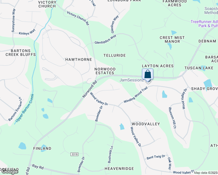 map of restaurants, bars, coffee shops, grocery stores, and more near 5212 Caber Road in Raleigh