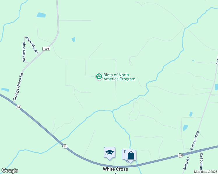 map of restaurants, bars, coffee shops, grocery stores, and more near 9523 Collins Creek Drive in Chapel Hill