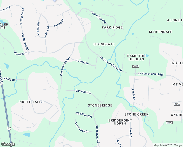 map of restaurants, bars, coffee shops, grocery stores, and more near 10501 Tredwood Drive in Raleigh