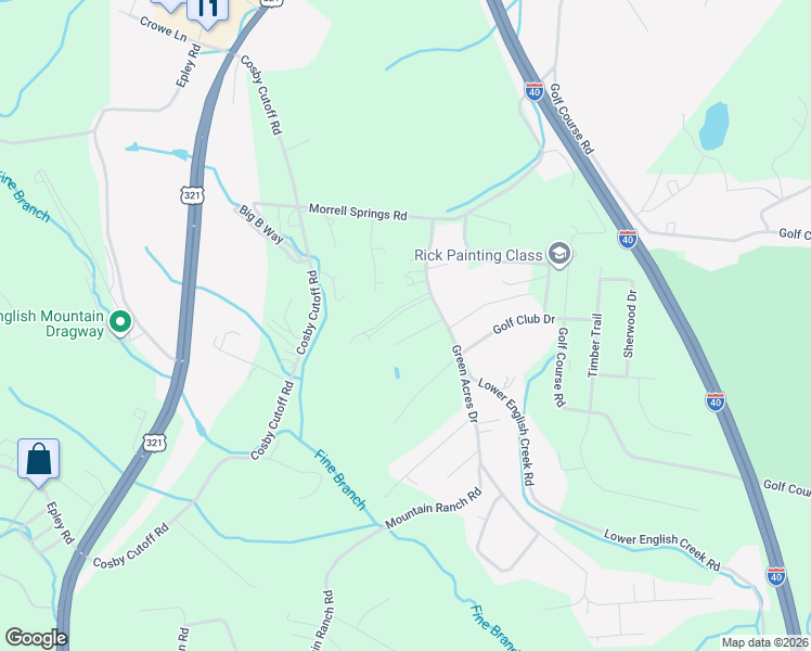 map of restaurants, bars, coffee shops, grocery stores, and more near 189 Thorn Road in Newport