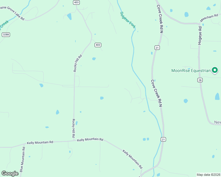 map of restaurants, bars, coffee shops, grocery stores, and more near 12996 Rocky Hill Road in Prairie Grove