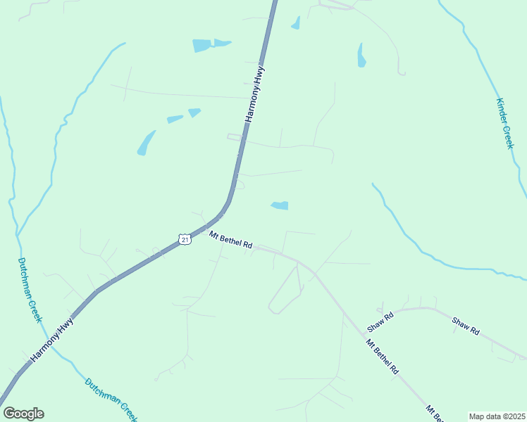 map of restaurants, bars, coffee shops, grocery stores, and more near 2902 Harmony Highway in Harmony