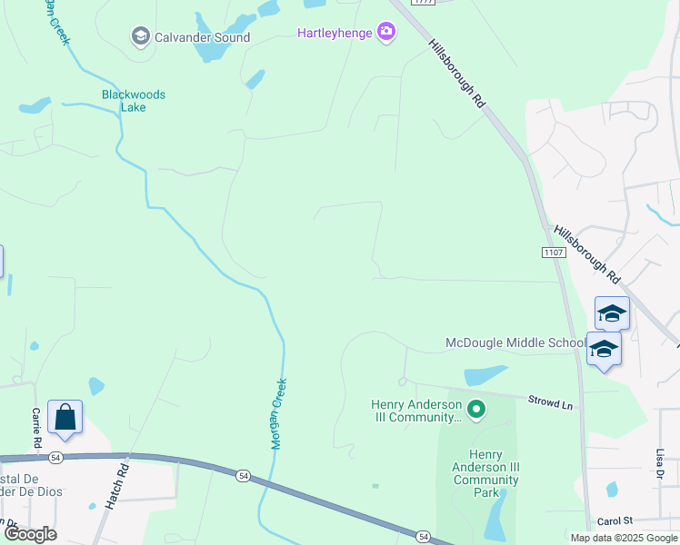 map of restaurants, bars, coffee shops, grocery stores, and more near 1019 Russell's Ford in Chapel Hill