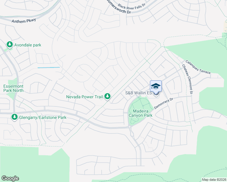 map of restaurants, bars, coffee shops, grocery stores, and more near 2475 Hamonah Drive in Henderson