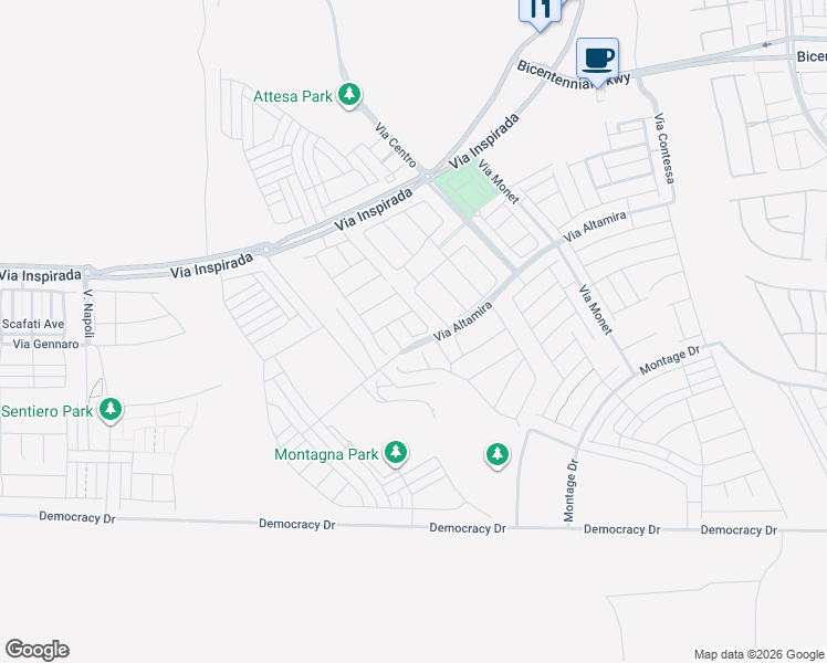 map of restaurants, bars, coffee shops, grocery stores, and more near 2619 Monte Cevedale Street in Henderson