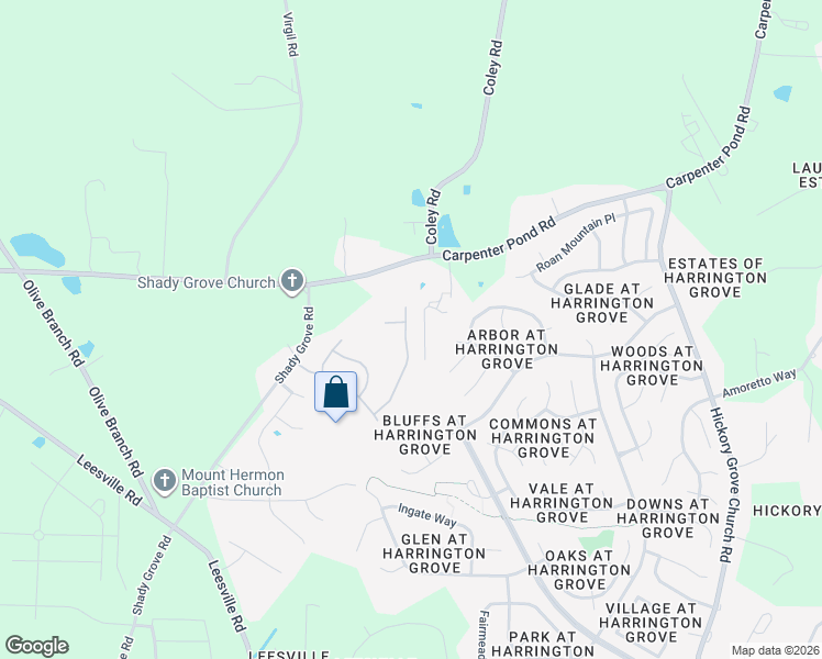 map of restaurants, bars, coffee shops, grocery stores, and more near 5726 Severn Grove Drive in Durham