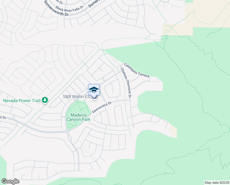 map of restaurants, bars, coffee shops, grocery stores, and more near 2624 Velodrome Court in Henderson