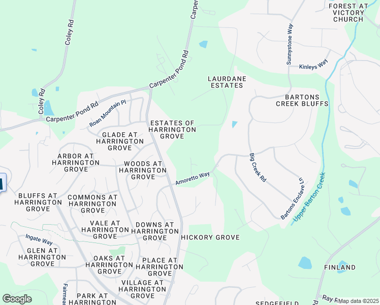 map of restaurants, bars, coffee shops, grocery stores, and more near 5520 Brook Edge Drive in Raleigh
