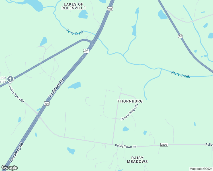 map of restaurants, bars, coffee shops, grocery stores, and more near 6509 East Whitier Street in Wake Forest