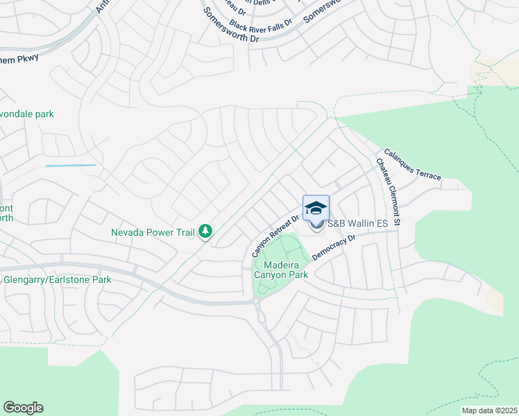 map of restaurants, bars, coffee shops, grocery stores, and more near 2608 Le Pontet Terrace in Henderson