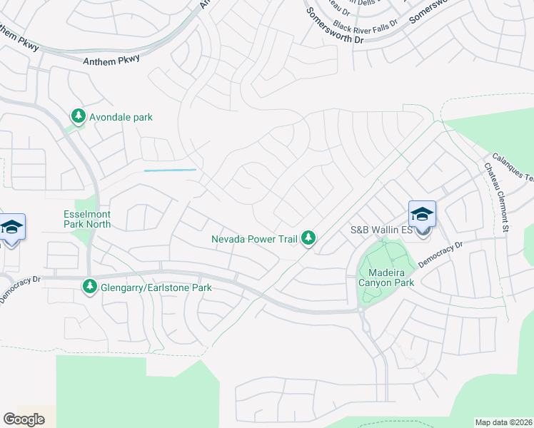 map of restaurants, bars, coffee shops, grocery stores, and more near 2548 Ashen Light Drive in Henderson