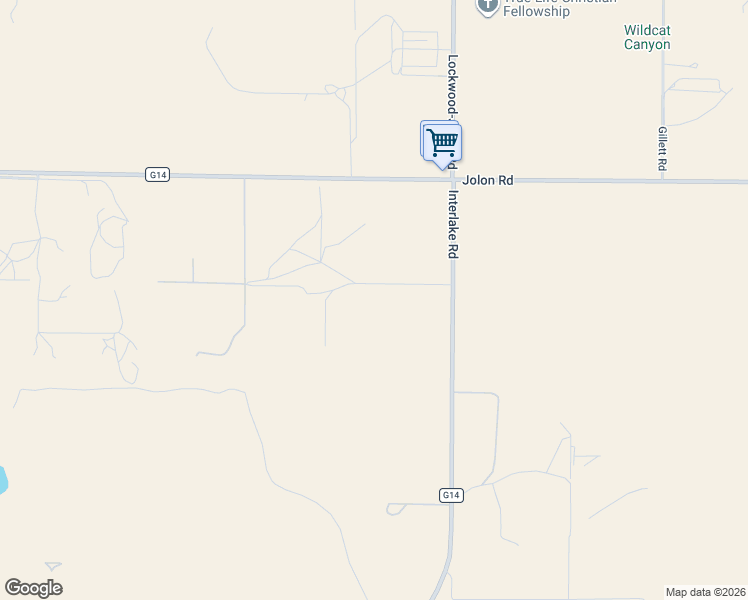 map of restaurants, bars, coffee shops, grocery stores, and more near 68240 Interlake Road in Lockwood