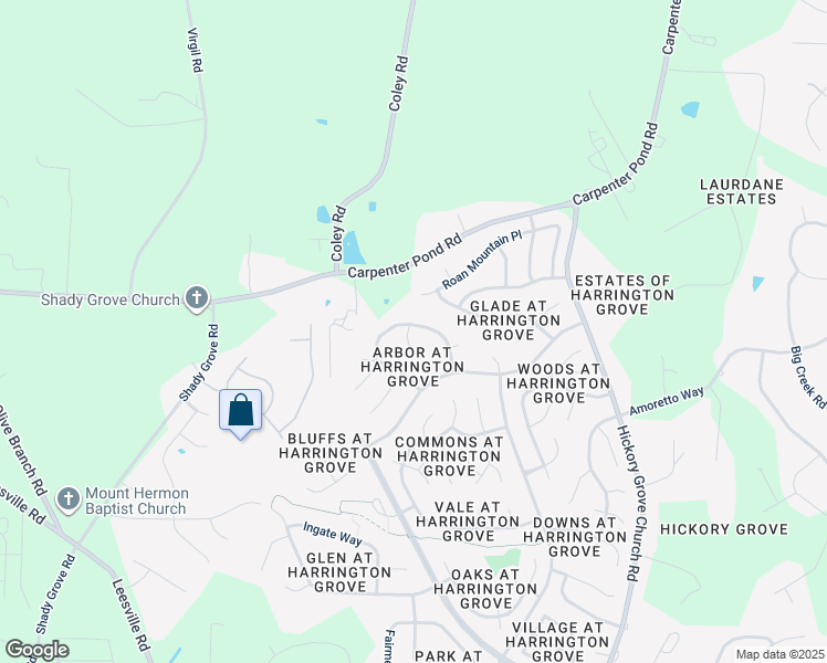 map of restaurants, bars, coffee shops, grocery stores, and more near 5633 Raddington Street in Raleigh