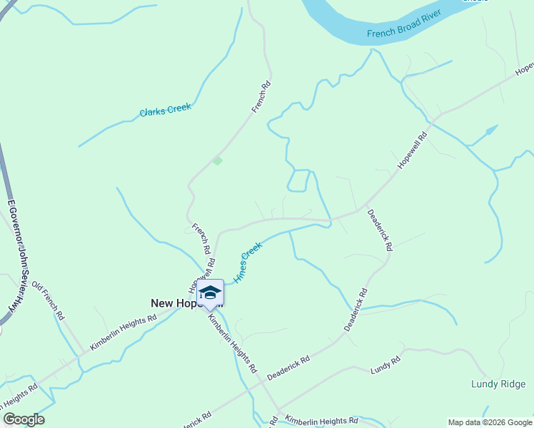 map of restaurants, bars, coffee shops, grocery stores, and more near 1407 Hopewell Road in Knoxville